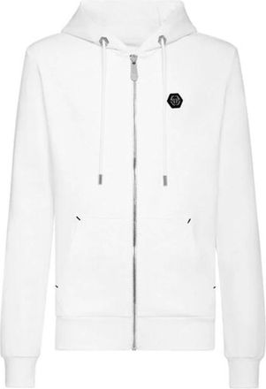 Philipp Plein Heren, Sweatshirts & Hoodies, Wit, Maat: XS Katoen