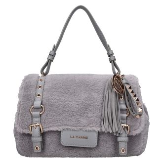La Carrie Teddy Atena Tas - Dames - Tassen - Grijs - Maat: ONE Size Leer