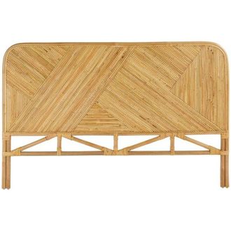 Atmosphera Testata tanae in rattan beige 160x105cm Atmosphera cr&eacute;ateur dint&eacute;rieur