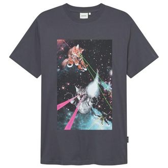 Dedicated T-Shirt Stockholm Lazer Cats T-Shirt f&uuml;r Herren | blau