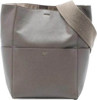 Celine Pre-owned Shoulder Bags, female, Brown, Size: ONE SIZE Pre-owned The Seau Sangle