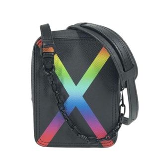 Louis Vuitton Vintage, unisex, Zwart, ONE Size, Leer, Pre-owned Vintage Cross Body Bag