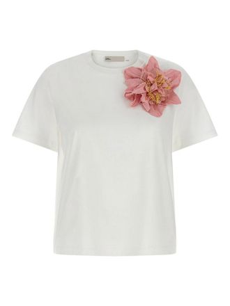 Tory Burch floral applique t-shirt
