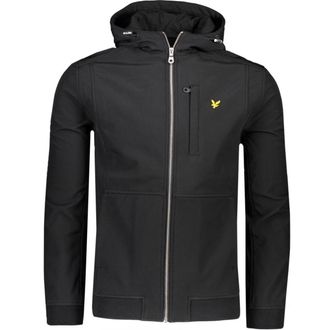 Lyle & Scott softshelljack in zwart
