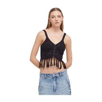 Desigual Donna, Top, Nero, XS, new
