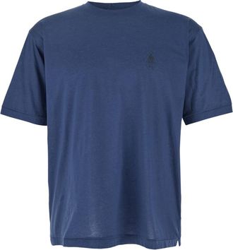 C.P. Company Blue Logo T-Shirts