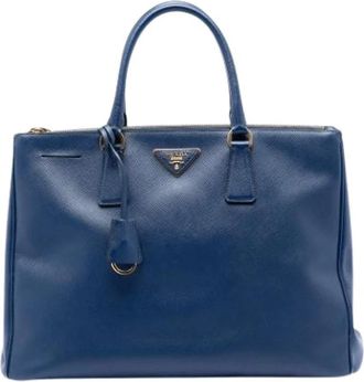Prada Pre-owned Handbags, female, Blue, Size: ONE SIZE Pre-owned Tote Bag