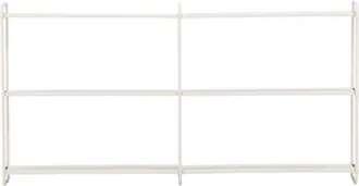 Meubles et Design Estante de pared de metal L122cm - Beige