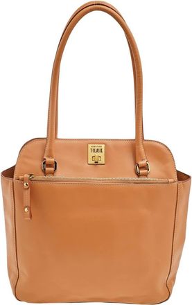 Alviero Martini 1A Classe Beige Leather Tote Bag