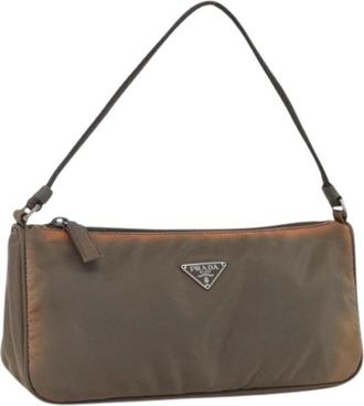 Prada Pre-owned Shoulder Bags, female, Brown, Size: ONE SIZE Pre-owned Vintage Shoulder Bag