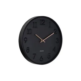 Karlsson wandklok Calma zwart (&Oslash;30 cm)