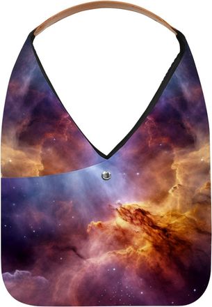 Generic Stars Nebula Reusable Lightweight Grocery Bags - Foldable Into Compact Pouch, Washable & Sturdy, Multipurpose for Shopping and Travel