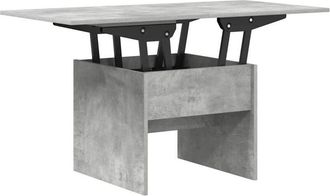 vidaXL Mesa De Caf&eacute; Gris Concreto 55 X 54,5 X 45 Cm Vidaxl