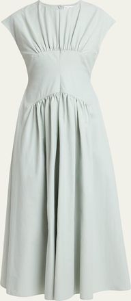 Proenza Schouler Nyssa A-Line Technical Cotton Dress
