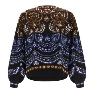 Farm Rio Nicole Sweater - Dames - Ronde hals truien - Veelkleurig - M - Polyester - Truien & Vesten