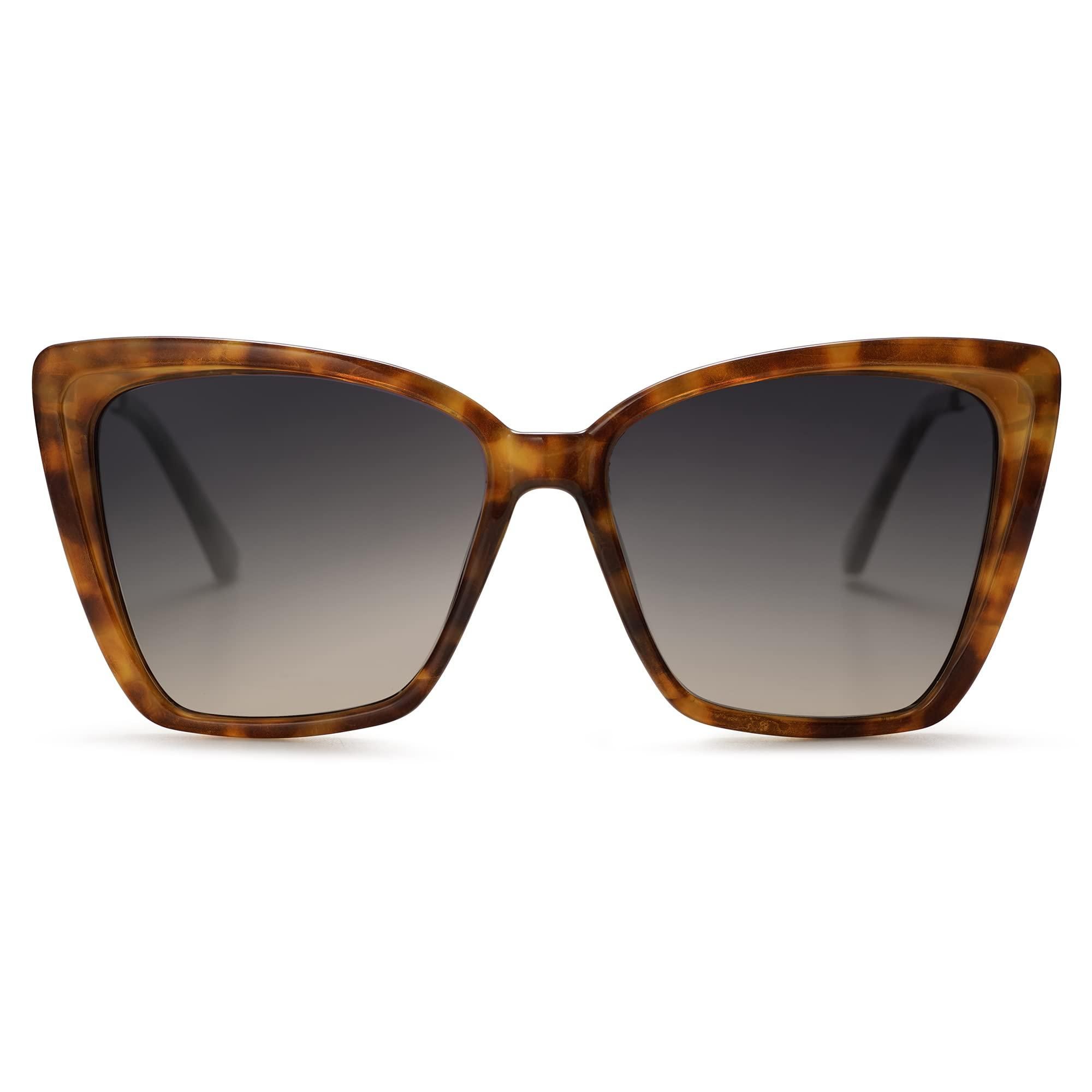 SOJOS Retro Polarisierte Sonnenbrille – Rechteckig, UV400, Unisex (SJ2619)