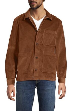 Lands End Corduroy Chore Jacket in Rich Ginger Brown at Nordstrom, Size Medium