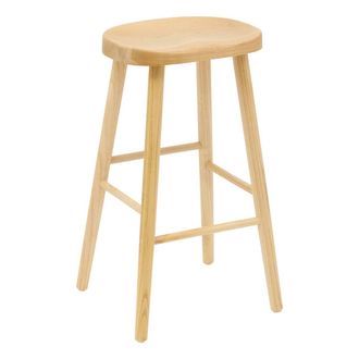 Atmosphera Taburete De Bar Senka Ovalado, 71 Cm De Altura, Color Beige - Atmosphera Cr&eacute;ateur DInt&eacute;rieur