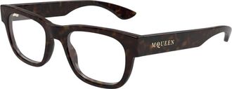 Alexander McQueen Am 0531O Optical Frame - Heren - Brillen - Bruin - 51 MM - Accessoires