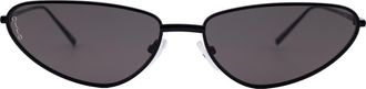 Otra Eyewear Aster 57mm Cat Eye Sunglasses in Black/Smoke at Nordstrom Rack