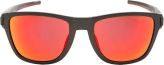 Tommy Hilfiger Zonnebrillen voor heren (Rood/Metaalgrijs)