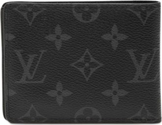 Louis Vuitton Black Pvc Wallet (Bi-Fold) (Pre-Owned)