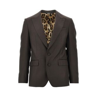Dolce & Gabbana Sicilia Light wool single-breasted jacket Man 50