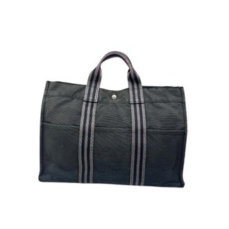 Herm&egrave;s Pre-owned Tote Bags, female, Black, Size: ONE SIZE Pre-owned Cotton Tote