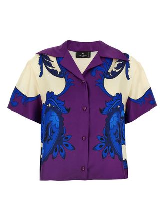Etro Blouse met paisley-print - Wit