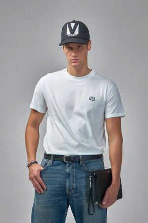 Valentino Cotton T-shirt With Vlogo Patch