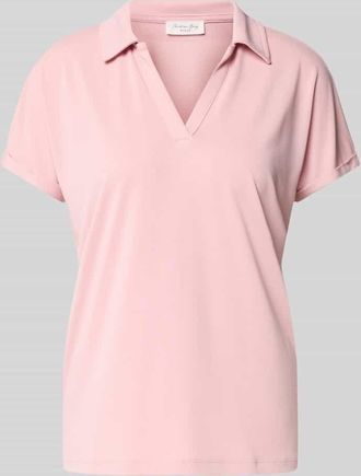 Christian Berg Regular Fit Poloshirt aus Modal-Mix in Altrosa, Gr&ouml;&szlig;e XXL