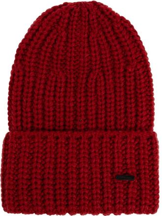 Dsquared2 Wolmuts met patch - Heren - Hoeden - Rood - ONE Size - Wol - Accessoires