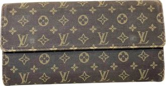 Louis Vuitton Ebene Galle Canvas Coin Purse/Coin Case (Pre-Owned)
