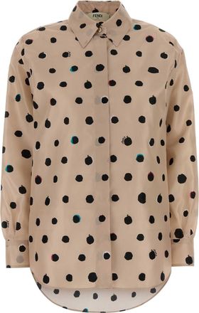 Fendi Printed Taffeta Shirt
