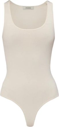 Entire studios Sleeveless Bodysuit - Dames - Bodies - Beige - S - Tops