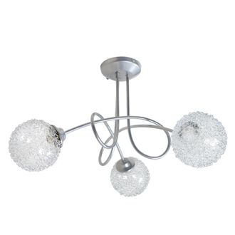 Tosel L&aacute;mpara de techo de metal color aluminio