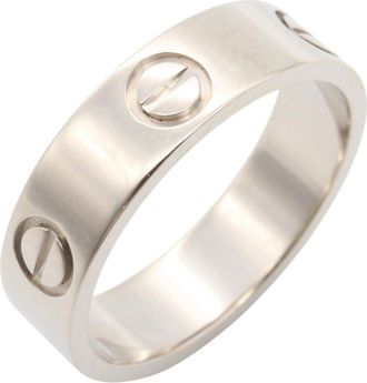 Cartier White Gold White Gold (18K) Band Ring (Pre-Owned)