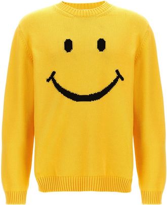 Moschino Yellow Smiley sweater