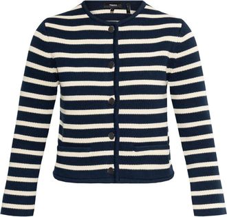 Theory Cardigan a righe - Blu