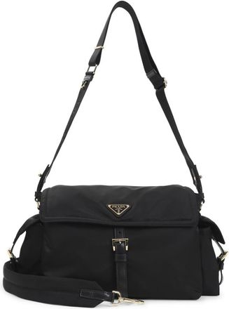 Prada Black Logo Shoulder Bag