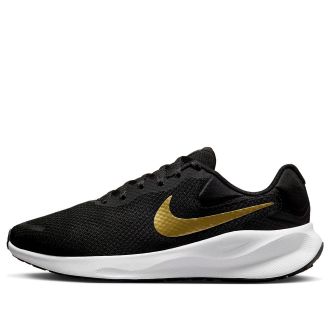 Nike (WMNS) Nike Revolution 7 Black Metallic Gold FZ6829-002