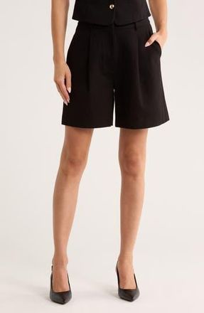 Rag & Bone Iris High Waist Ponte Shorts in Black at Nordstrom Rack, Size 00