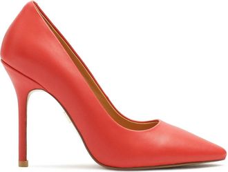 Kazar Klassieke rode pumps met puntige neus - Dames - Pumps - Rood - 38 EU - Leer - Schoenen