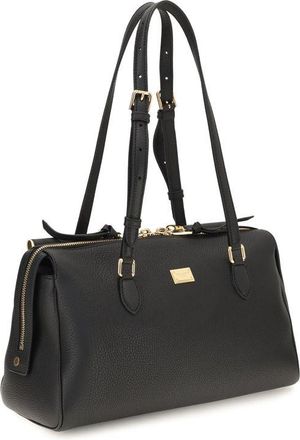 Dolce & Gabbana Womens Black Calf Leather Bos Taurus Shoulder Bag
