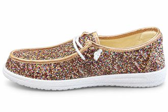 Corkys Footwear Womens Glitter Loafer In Multi