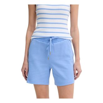 Joop Trissi Shorts - Dames - Bermuda - Blauw - S - Katoen - Korte Broeken