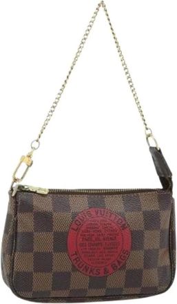Louis Vuitton Pre-owned Mini Bags, female, Brown, Size: ONE SIZE Pre-owned Pochette accessoires