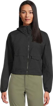 Columbia Spire Valleytm Cropped Windbreaker Womens Coat Black : XL, Nylon