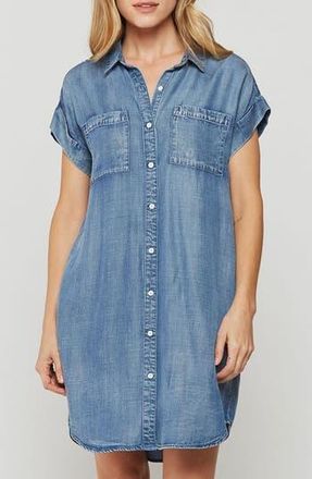 Velvet Heart Marcie Button Up Shirt Dress in Diesel Blue at Nordstrom Rack, Size X-Small