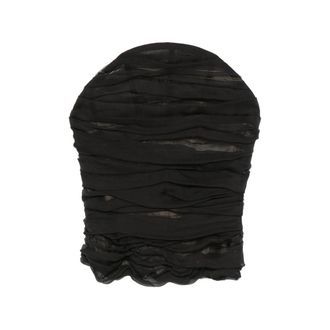 Balenciaga Ruched Halterneck Top